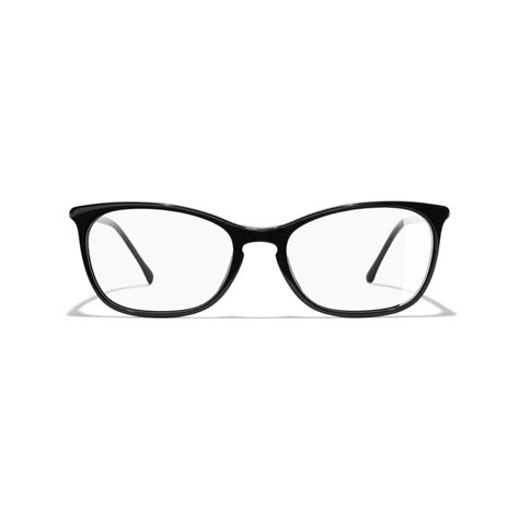 ch3281 c501 52 17 140 black chanel|Square Eyeglasses Acetate & Nylon Black .